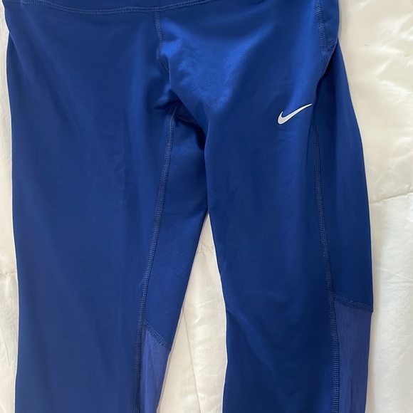 Blue Nike Dri Fit running Leggings ladies small - Picture 4 of 4